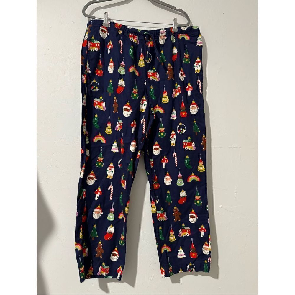 Hanna Andersson xl Christmas pajamas pants draw string